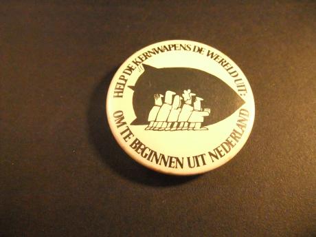 Help de kernwapens de wereld uit te beginnen uit Nederland